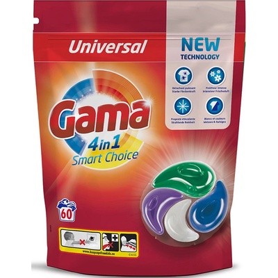 Gama Univesral 4v1 kapsule na pranie 60 PD