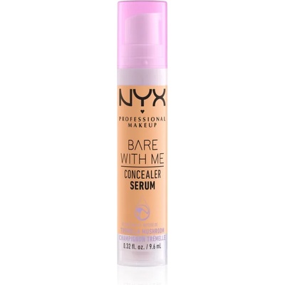 NYX Cosmetics Bare With Me Concealer Serum овлажняващ коректор 2 в 1 цвят 06 Tan 9, 6ml