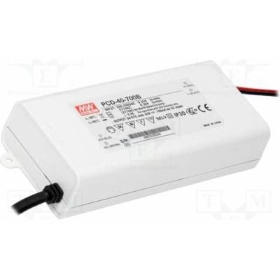 MEAN WELL PCD-40-700B Napájecí zdroj: spínaný; LED; 39,9W; 34÷57VDC; 700mA; 180÷295VAC