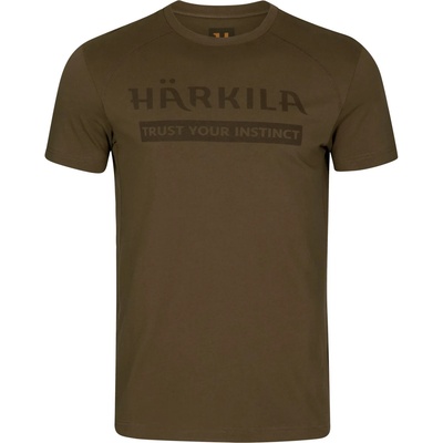 Härkila Мъжка тениска Härkila Logo T-Shirt - Willow Green - размер 3XL (216-5973-0116)