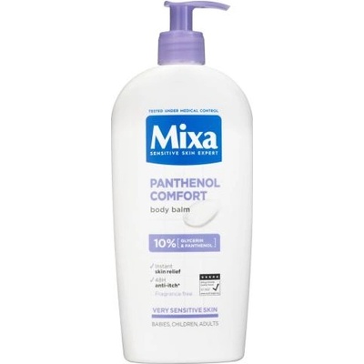 Mixa Panthenol Comfort Body Balm успокояващ лосион за тяло за деца и възрастни 400 ml унисекс