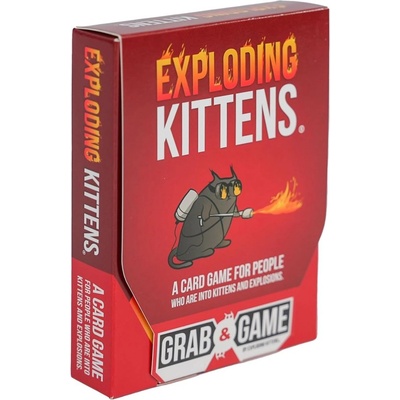 Exploding Kittens Настолна игра Exploding Kittens: Grab & Game - Парти (KG- IMP-8)