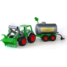 Polesie Wader Traktor s čelním nakladačem a cisternou 57x15x17 cm