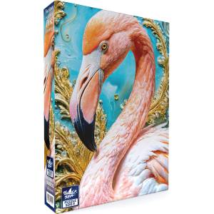 Black Sea Пъзел Black Sea от 500 части - Скъпоценни създания: Розово фламинго (BS82522)