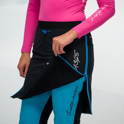 Northfinder dámská sukně skialp zateplená izolací Polartec® Alpha Direct JARABA modrá