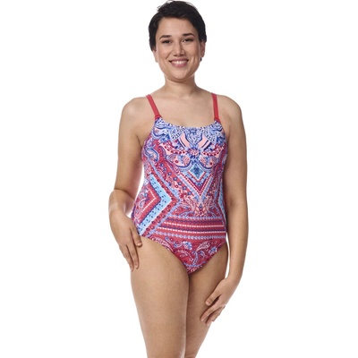 Protetické jednodielne plavky BARBADOS OP hot pink/multi