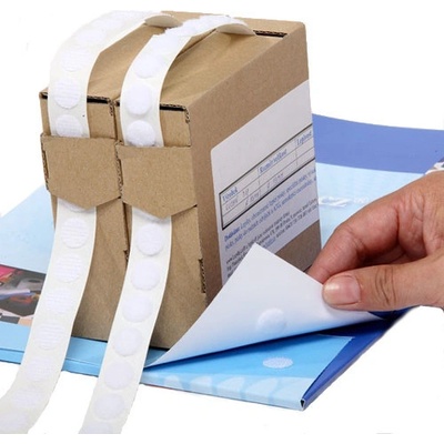 Lepíky Suchý zip kolečko 1,3 cm (150 ks)