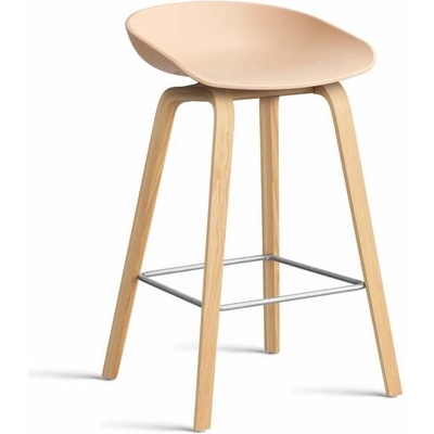 Hay AAS 32 Low lacquered oak veneer / pale peach
