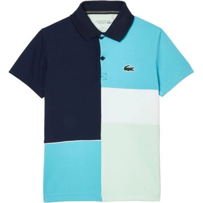 Lacoste Тениска за момчета Lacoste Recycled Pique Knit Tennis Polo Shirt - Син