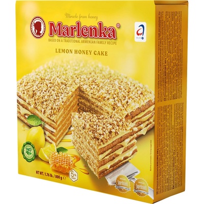 Marlenka Citrónový medový dort 800 g – Zbozi.Blesk.cz