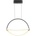V-TAC 12W LED Висящ Пендел 1.5м 400mm 4000K Черно Тяло - 23435 (23435)