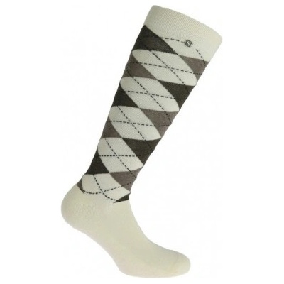 EQUITHEME Jezdecké podkolenky Argyle hnědo béž. – Zboží Dáma
