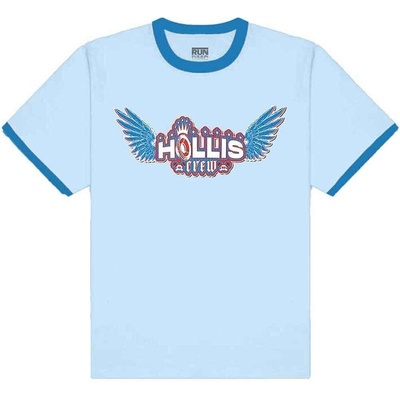 Run DMC Hollis Crew Ringer Sky Blue & Royal Blue L Риза (<![CDATA[RDMCTS18MLB03]]>)