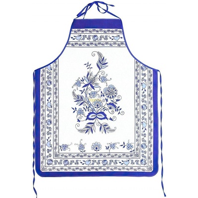 Forbyt kuchyňská zástěra Cibulák s lemem modrobílá – Hledejceny.cz
