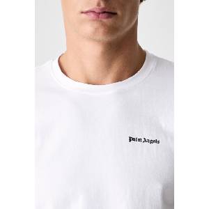 Palm Angels тениска basic мъжка от памук с еластан (PLA1UMBTS01BI)