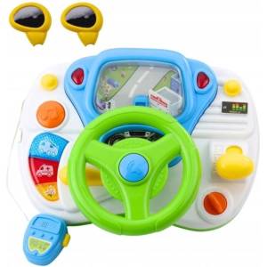 Raya Toys Бебешко музикално воланче Raya Toys - Dreaming Party Simulated Driver (503126065)
