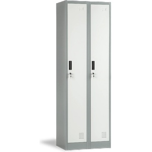 Carmen Метален шкаф Carmen CR-1242-2 J LUX - сив / тъмносив (3580015_2) - tierradesign