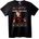 NOONEBRAND Тениска Весела Коледа, мръсно животно - 2XL, Black