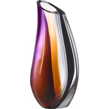 Kosta Boda Ваза Orchid 29 см лилаво-кафява (7040856)