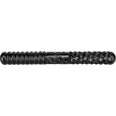 Sensual D45M Oboustranné flexibilní dildo 38 cm černé