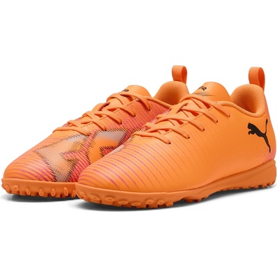 PUMA Юношески футболни стоножки Puma Future 8 Play Astro Turf Football Boots Juniors - Orange/Black