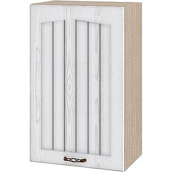 Image 1 of ИРИМ Горен кухненски шкаф Сити МФ-Бяло фладер-04-56 ляв 45 см