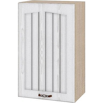 ИРИМ Горен кухненски шкаф Сити МФ-Бяло фладер-04-56 ляв 45 см