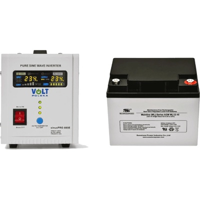 VSelektro záložní zdroj 500W sinusPRO-800E + AKU 40Ah