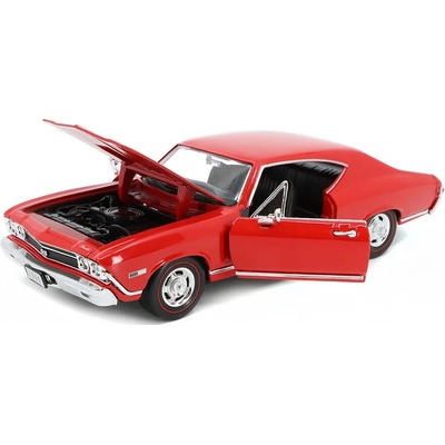 Welly 1968 Chevrolet Chevelle SS 396 Červená 1:24
