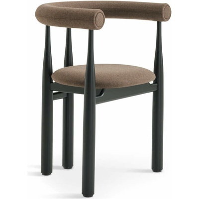 New Works Čalúnená Bukowski black / Wooly Plus 1008