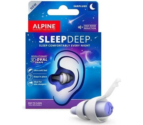 Alpine Štuple do uší SleepDeep na spanie