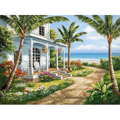 Diamond Art - Vila na pláži