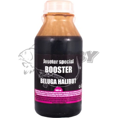 LK Baits Booster Jeseter Special beluga halibut 500 ml