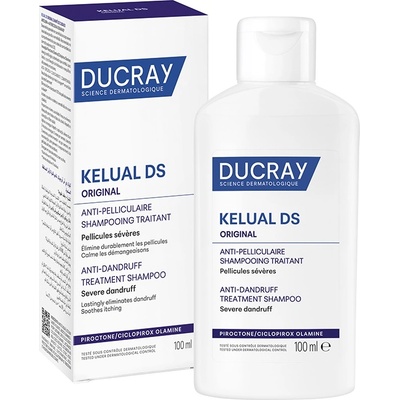 Ducray Kelual DS Original Третиращ шампоан при състояния на тежък пърхот със сърбеж, 100 ml