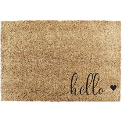 Artsy Mats Изтривалка от кокосови влакна 40x60 cm Hello Scribble - Artsy Doormats (TYPO-HELLOHEART)