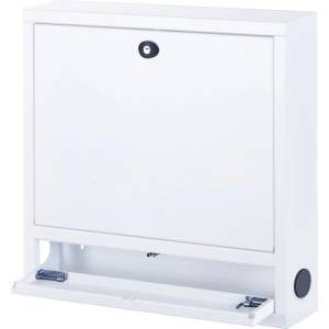 Techly ICRLIM04W2 19" Анти-кражба Стенен шкаф за лаптоп с рафт - Бял (ICRLIM04W2)