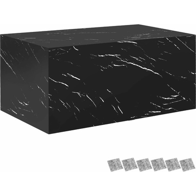 Tectake 406032 lasley vzhľad čierneho mramoru