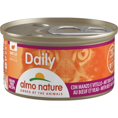 Almo Nature Daily Pena s hovädzím a teľacím 85 g