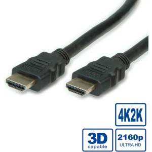 Roline Cable HDMI M-M, Ultra, 3m, Standard S3702 (S3702)