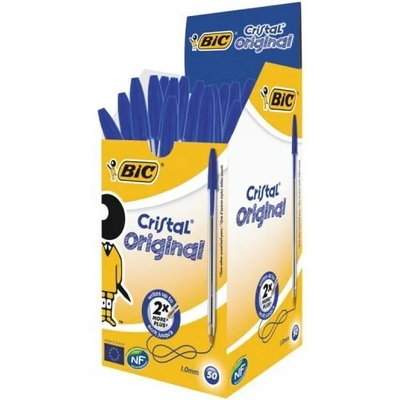 BIC Химикалка BIC Cristal Original 50бр. , еднократна, синя