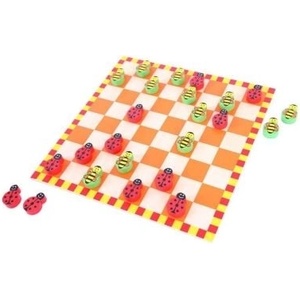 Bigjigs Toys - Дървена дама - Калинки и пчелички - Ретро (BJ242)