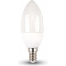V-tac LED žárovka 4W E14 svíčka studená bílá
