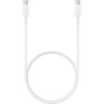Samsung Кабел за данни Samsung USB-C/USB-C, 3A, 1м, Бял