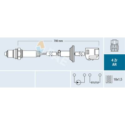 Lambda sonda FAE 75638