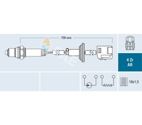 Lambda sonda FAE 75638