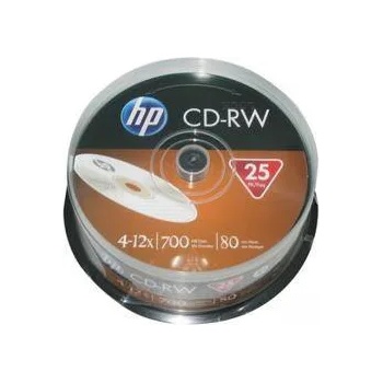 HP CD-RW HP (Hewlett Pacard) 80min. / 700mb. 12X - 25 бр. в шпиндел