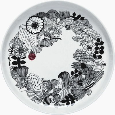 Marimekko Servírovací talíř Oiva Siirtolapuutarha 32 cm