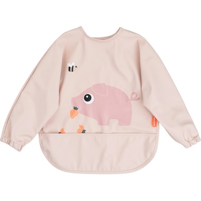 Done by deer Лигавник с ръкави Tiny Farm 6-18 m напудрено розов (1353711)