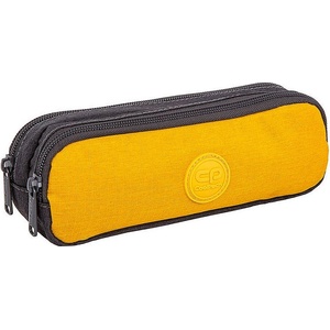 COOLPACK Ученически несесер Cool Pack Clio - Жълто и сиво, 2 ципа (F069643)