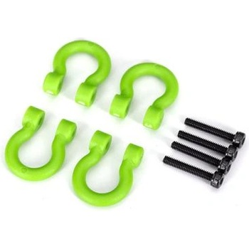 Traxxas D-образни куки за броня зелени (4)